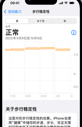 云和iPhone手机维修如何在iPhone开启'步行稳定性通知'