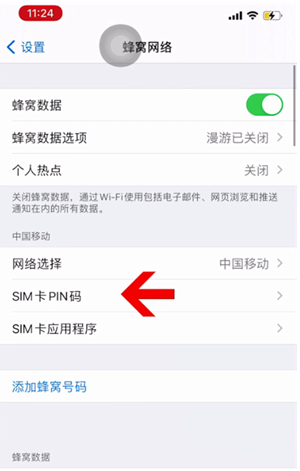 云和苹果14维修网分享如何给iPhone14的SIM卡设置密码 