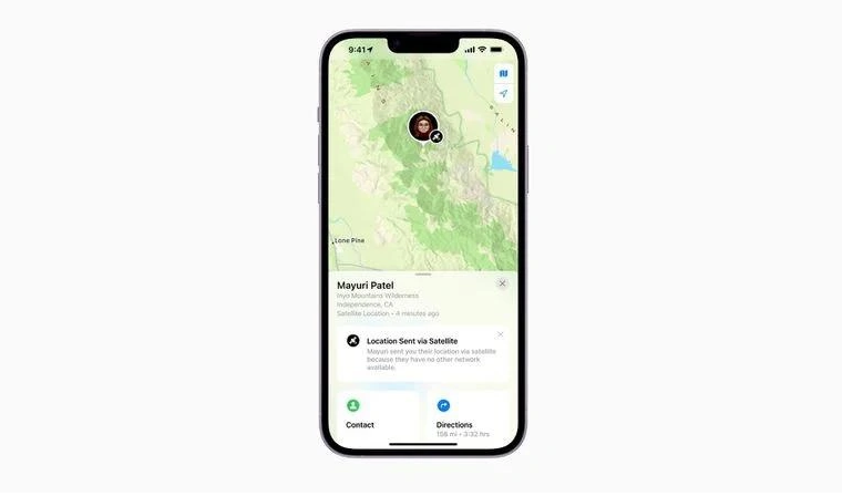 云和苹果14维修分享iPhone14系列中 FindMy功能通过卫星分享位置方法教程 